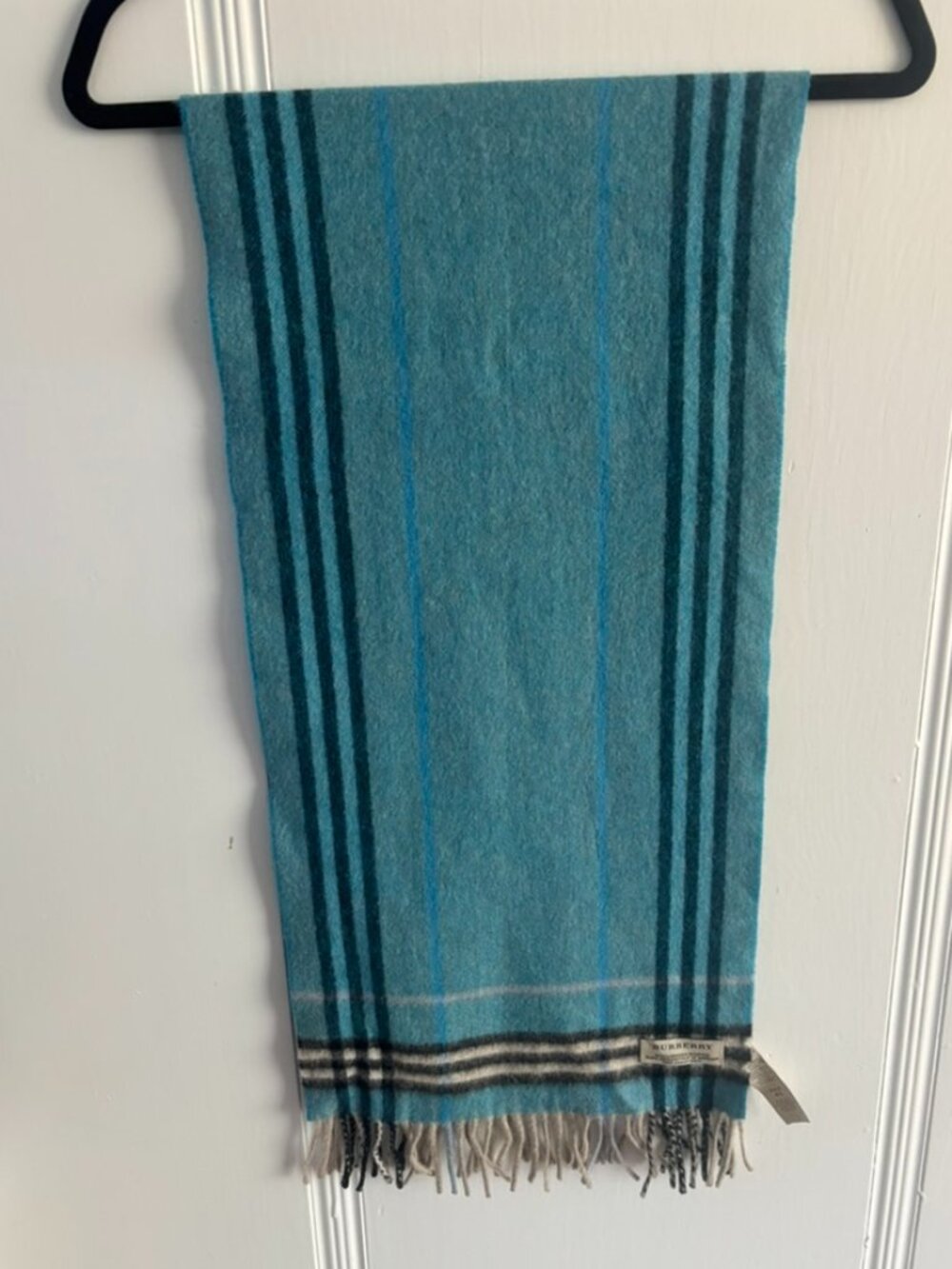 Burberry Scarf in Vibrant Blues